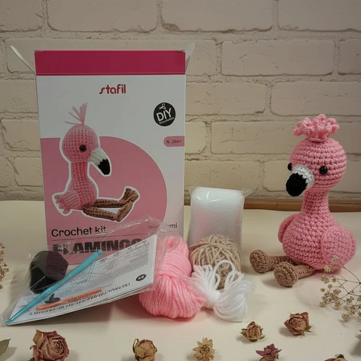 kit amigurumi uncinetto Stafil mini animale filato istruzioni italiano