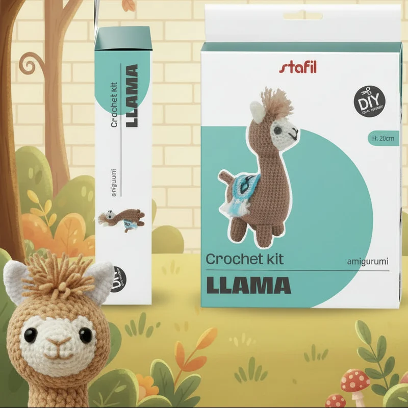 kit amigurumi uncinetto Stafil mini animale filato istruzioni italiano