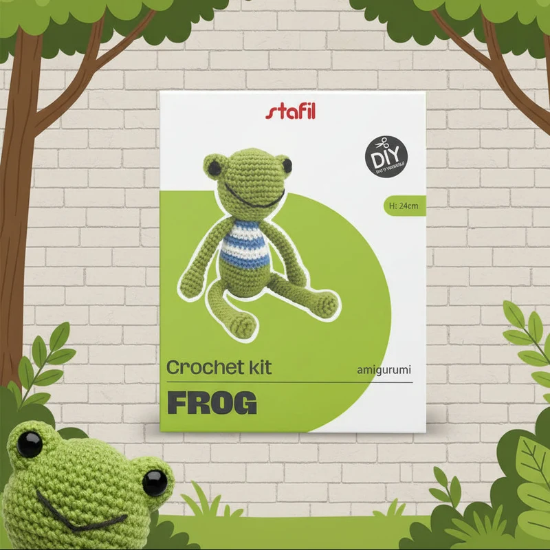 kit amigurumi uncinetto Stafil mini animale filato istruzioni italiano