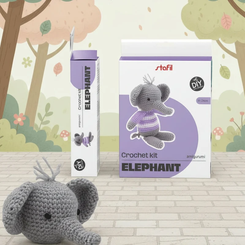 kit amigurumi uncinetto Stafil mini animale filato istruzioni italiano