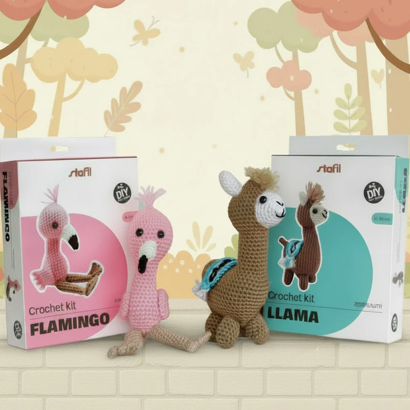 kit amigurumi uncinetto Stafil mini animale filato istruzioni italiano