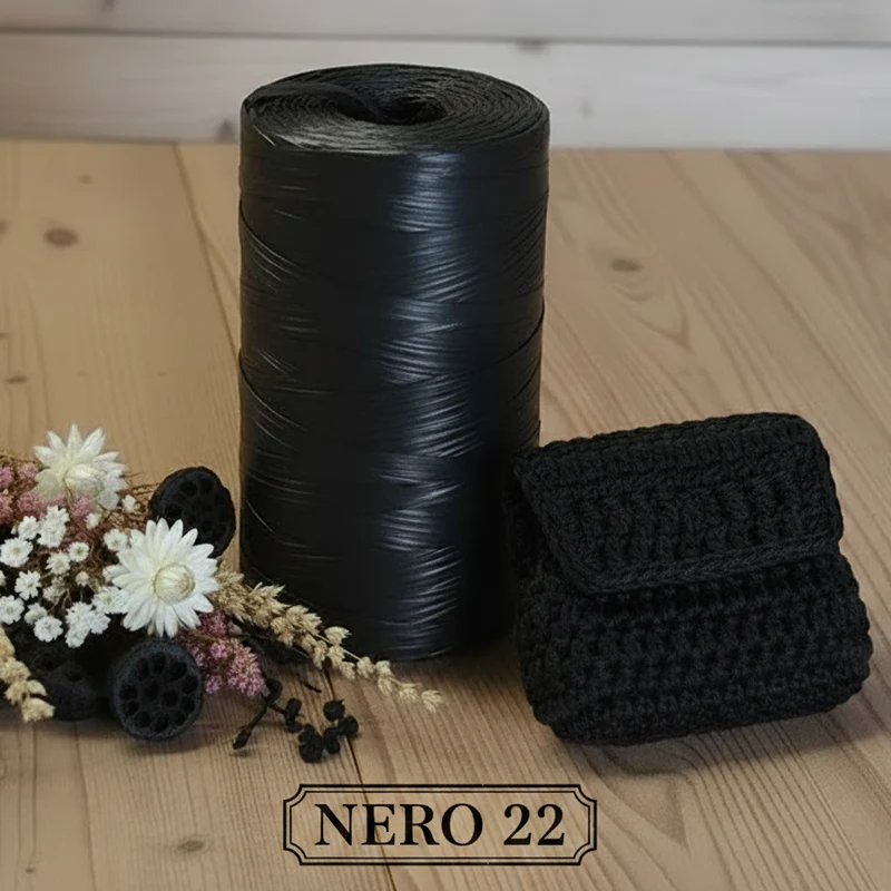 Rafia Sintetica Colorata per Borse e Cestini Uncinetto – 470 g