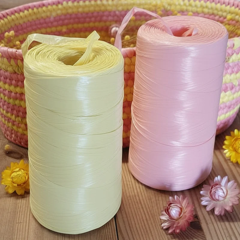 Rafia Sintetica Colorata per Borse e Cestini Uncinetto – 470 g