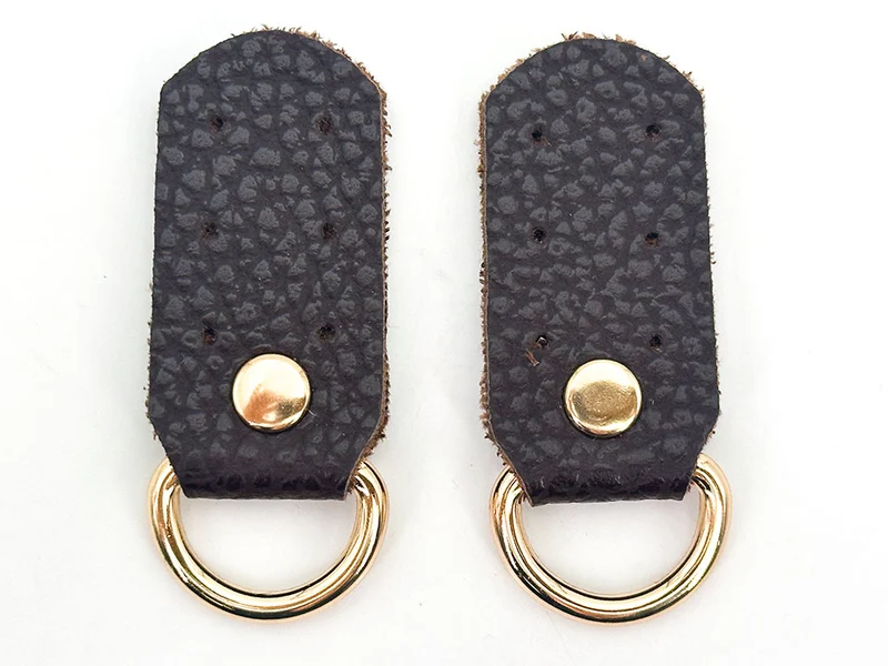 Ganci per borse similpelle | 2,5x5 cm | anelli oro | coppia
