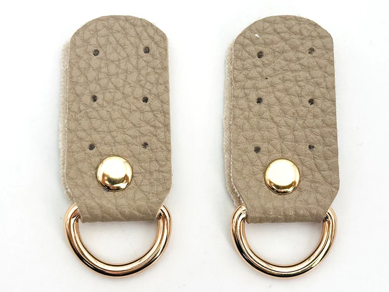 Ganci per borse similpelle | 2,5x5 cm | anelli oro | coppia