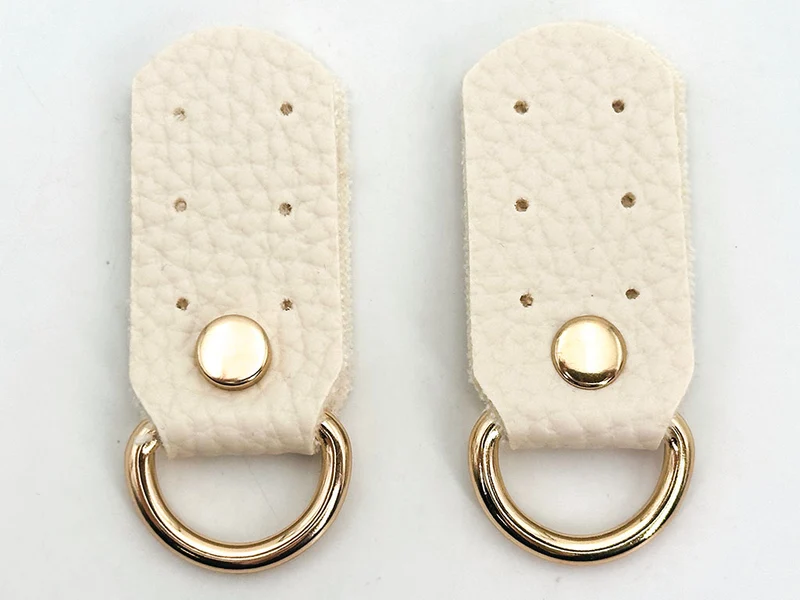 Ganci per borse similpelle | 2,5x5 cm | anelli oro | coppia