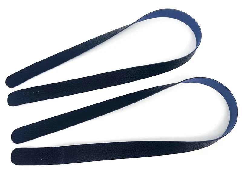 Manici per borse a uncinetto similpelle con fori | 2,5x75 cm | 1 coppia