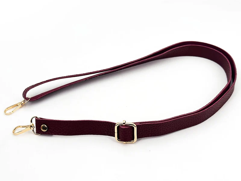 Tracolla borsa similpelle regolabile ganci oro| 130x2 cm | cf 1 pz