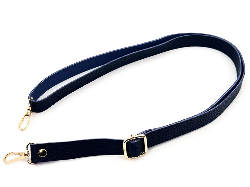 Tracolla borsa similpelle regolabile ganci oro| 130x2 cm | cf 1 pz
