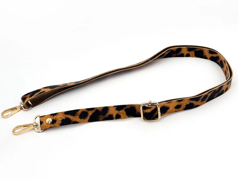 Tracolla borsa similpelle regolabile ganci oro| 130x2 cm | cf 1 pz