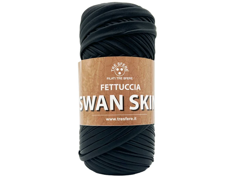 Fettuccia swan skin in ecopelle | cf 50 mt | 100% poliestere
