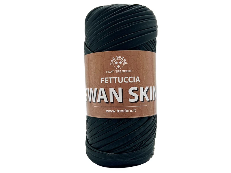 Fettuccia swan skin in ecopelle | cf 50 mt | 100% poliestere