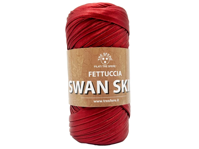 Fettuccia swan skin in ecopelle | cf 50 mt | 100% poliestere
