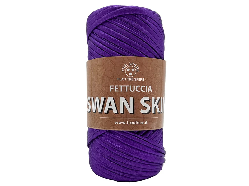 Fettuccia swan skin in ecopelle | cf 50 mt | 100% poliestere