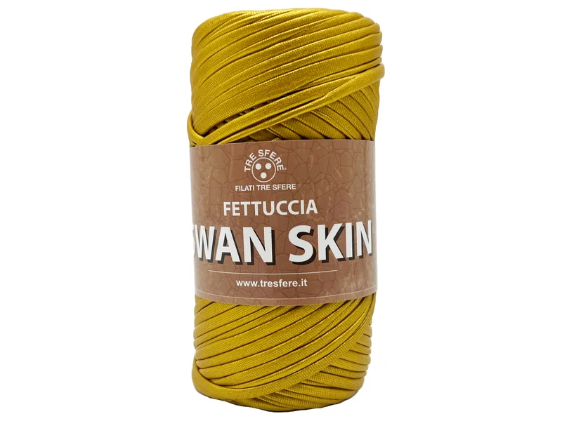 Fettuccia swan skin in ecopelle | cf 50 mt | 100% poliestere