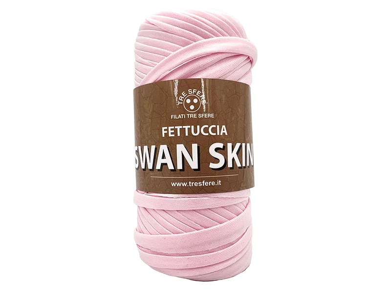 Fettuccia swan skin in ecopelle | cf 50 mt | 100% poliestere