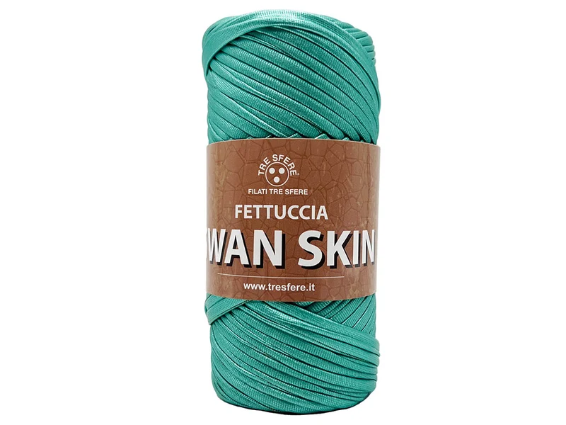 Fettuccia swan skin in ecopelle | cf 50 mt | 100% poliestere