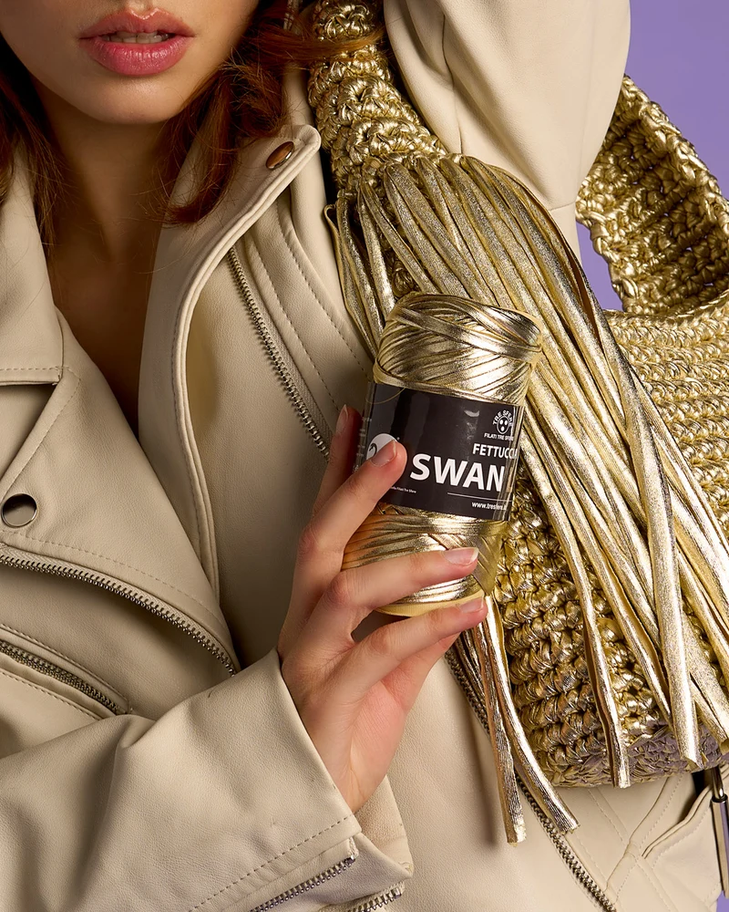 Fettuccia swan lux | cf 50 mt | filato 100% poliestere