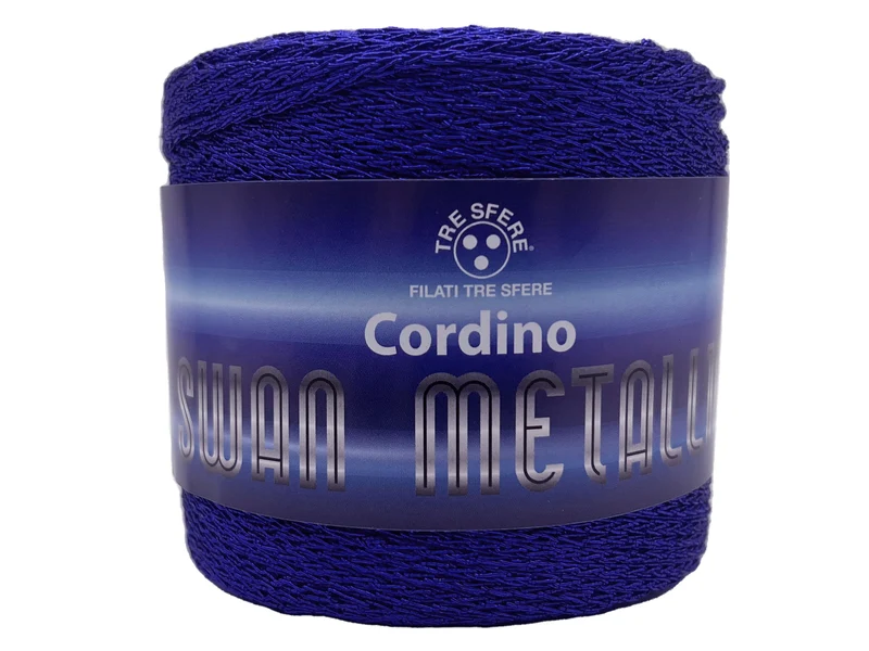 Cordino swan metallic 60% cotone 40% poliestere metallico 200gr