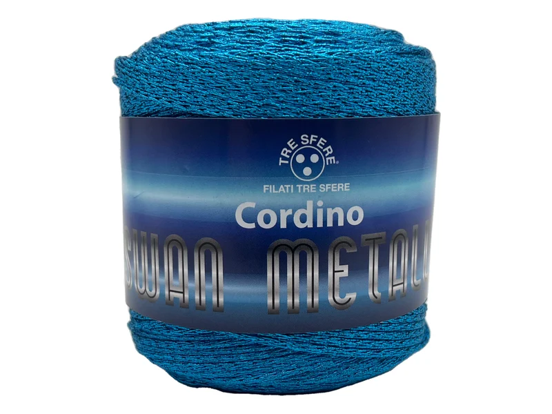 Cordino swan metallic 60% cotone 40% poliestere metallico 200gr