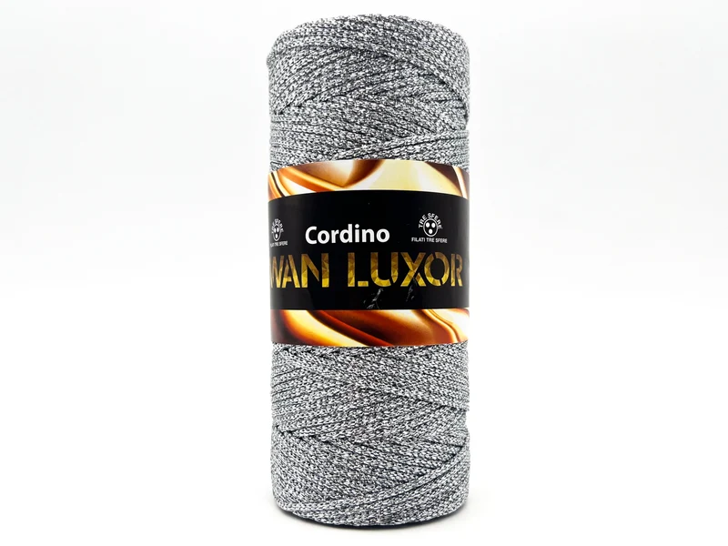 Cordino swan luxor | cf 100 gr | 100% poliestere | borse e uncinetto