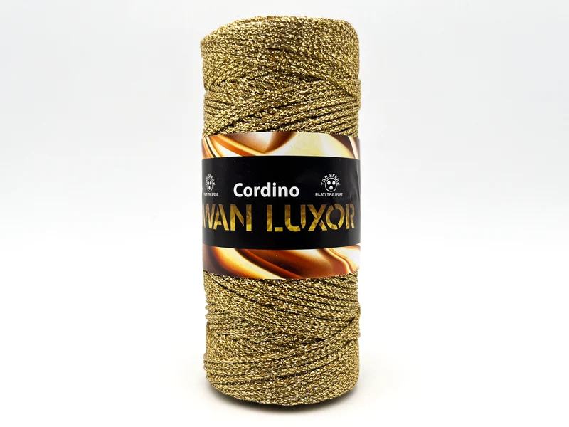 Cordino swan luxor | cf 100 gr | 100% poliestere | borse e uncinetto