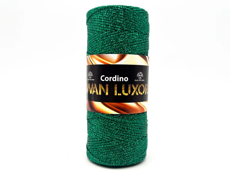 Cordino swan luxor | cf 100 gr | 100% poliestere | borse e uncinetto