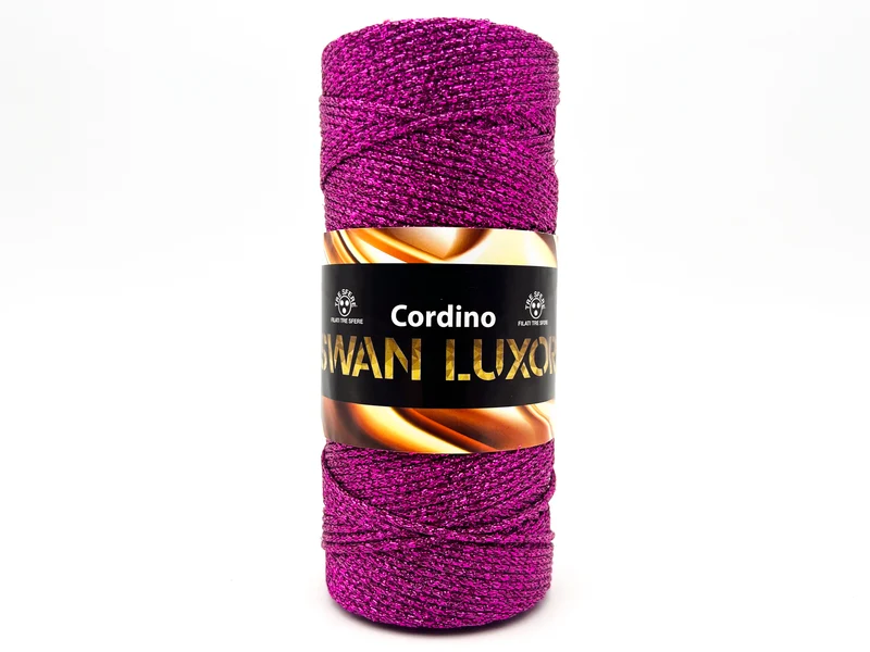 Cordino swan luxor | cf 100 gr | 100% poliestere | borse e uncinetto