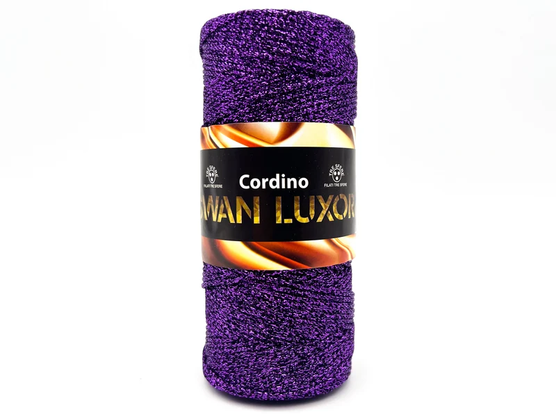 Cordino swan luxor | cf 100 gr | 100% poliestere | borse e uncinetto