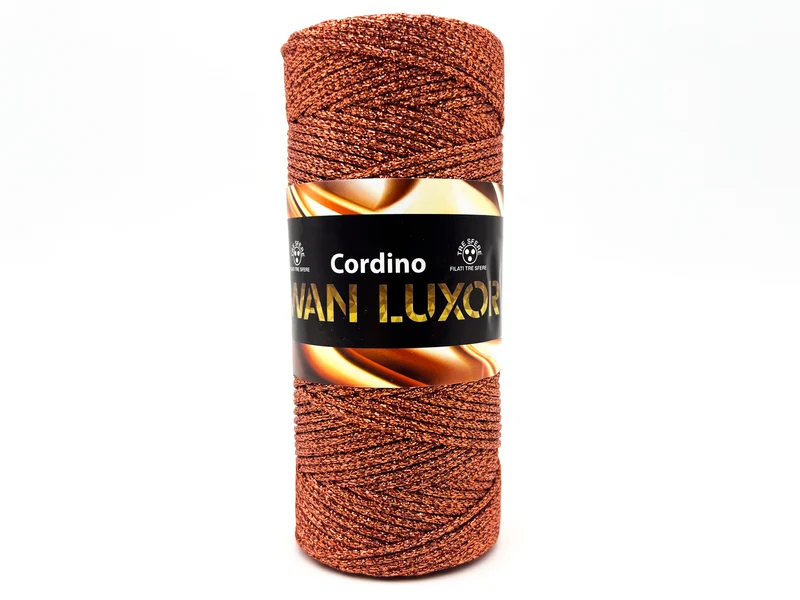 Cordino swan luxor | cf 100 gr | 100% poliestere | borse e uncinetto