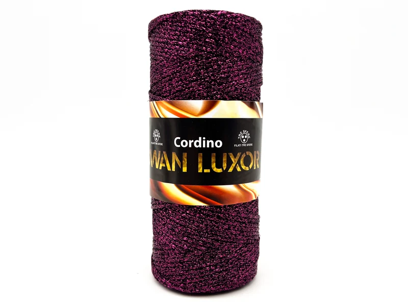 Cordino swan luxor | cf 100 gr | 100% poliestere | borse e uncinetto