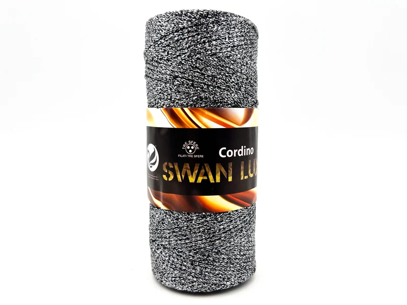 Cordino swan luxor | cf 100 gr | 100% poliestere | borse e uncinetto