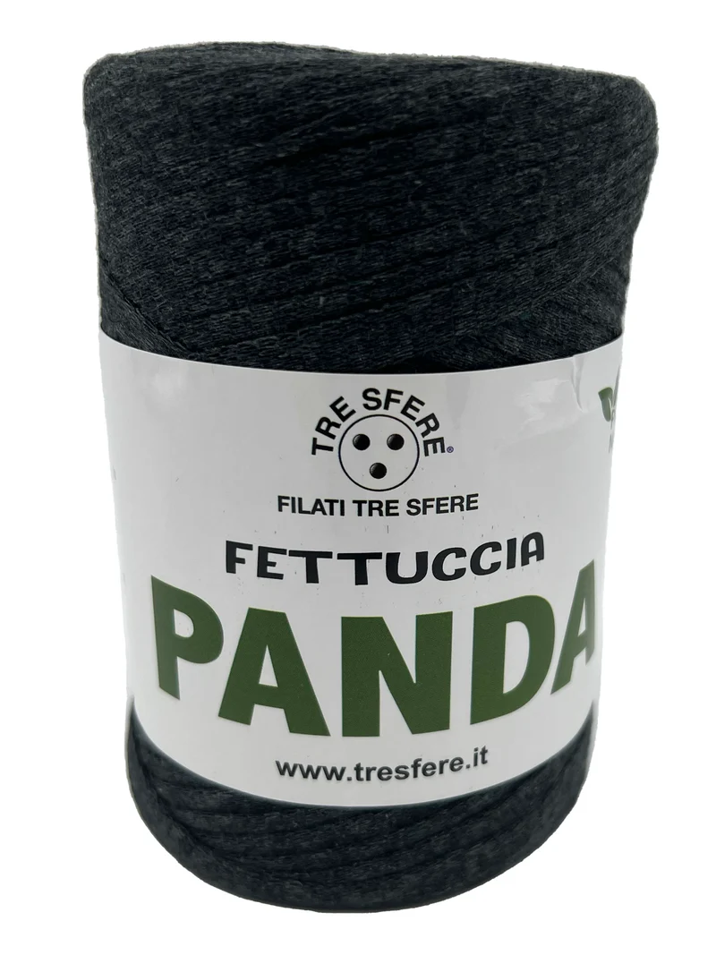 Fettuccia panda | cf 2 rocche da 250 gr | 80% cotone riciclato