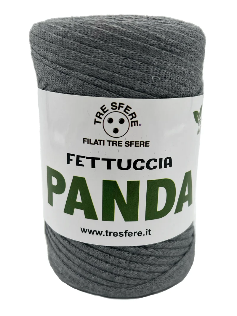 Fettuccia panda | cf 2 rocche da 250 gr | 80% cotone riciclato