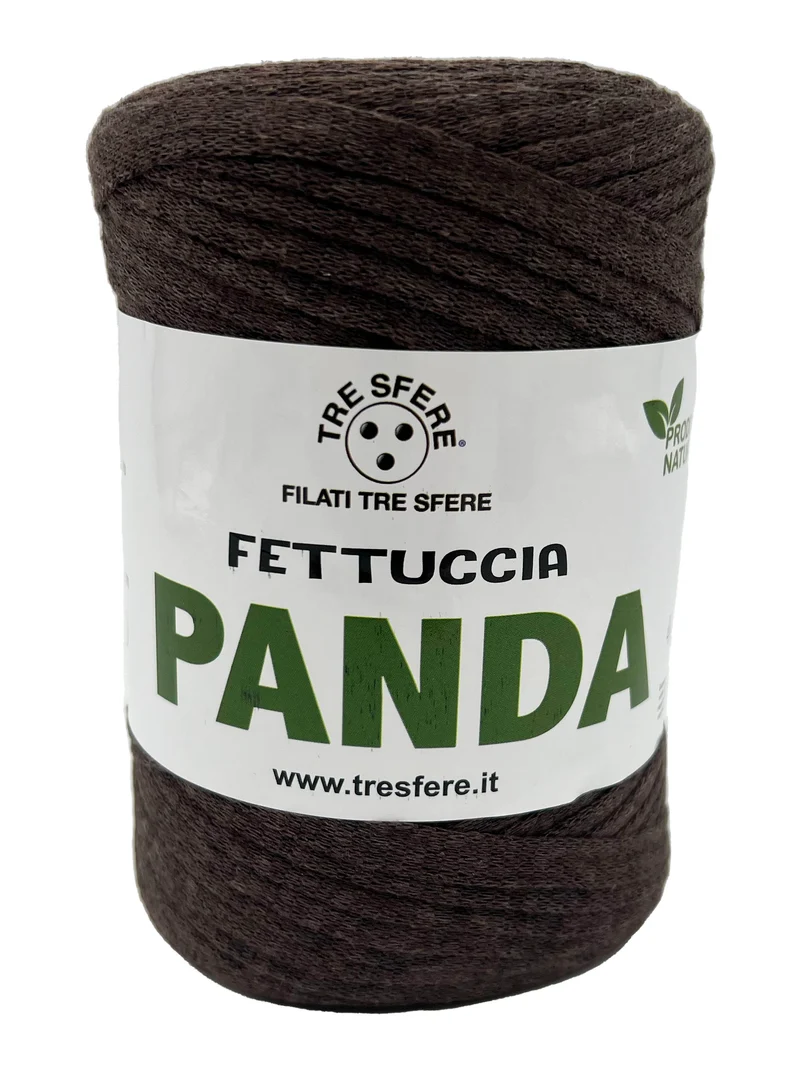 Fettuccia panda | cf 2 rocche da 250 gr | 80% cotone riciclato