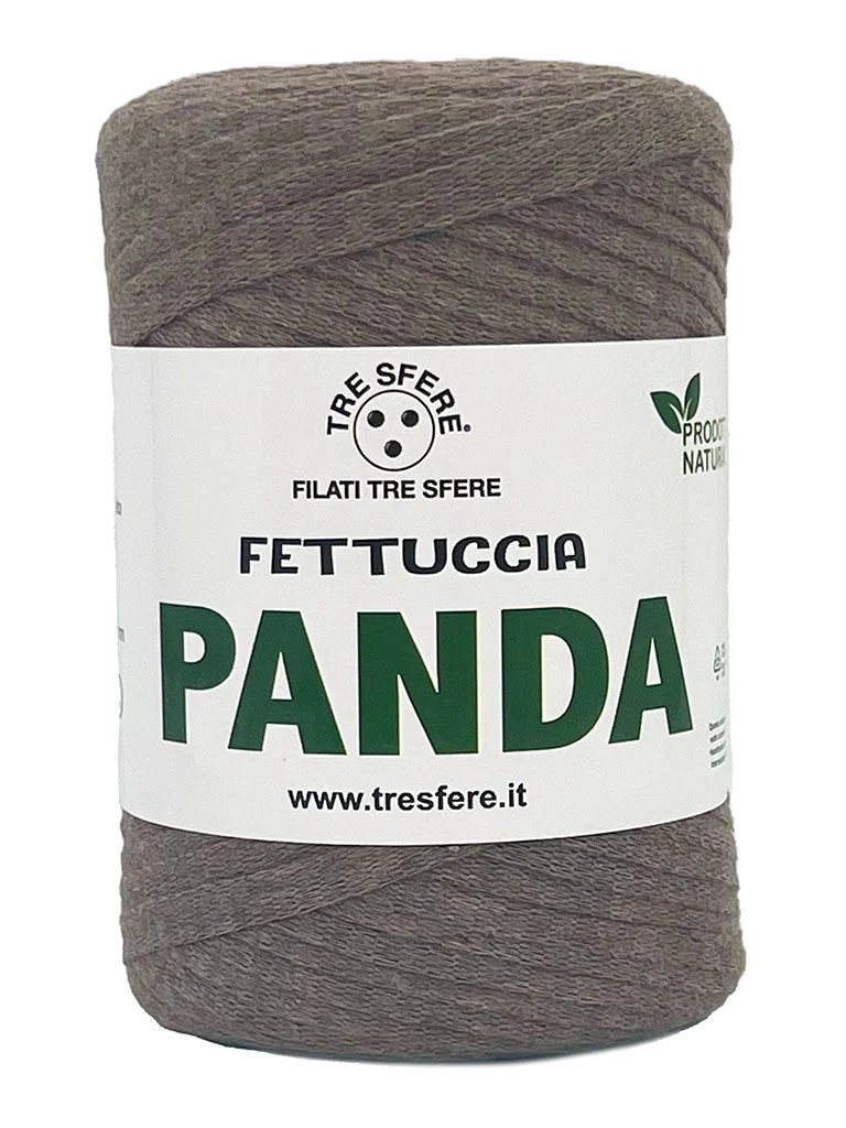 Fettuccia panda | cf 2 rocche da 250 gr | 80% cotone riciclato