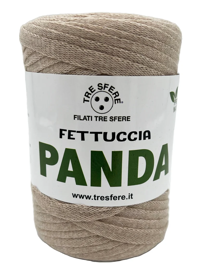 Fettuccia panda | cf 2 rocche da 250 gr | 80% cotone riciclato