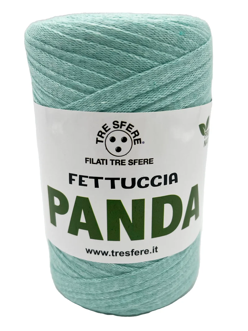 Fettuccia panda | cf 2 rocche da 250 gr | 80% cotone riciclato