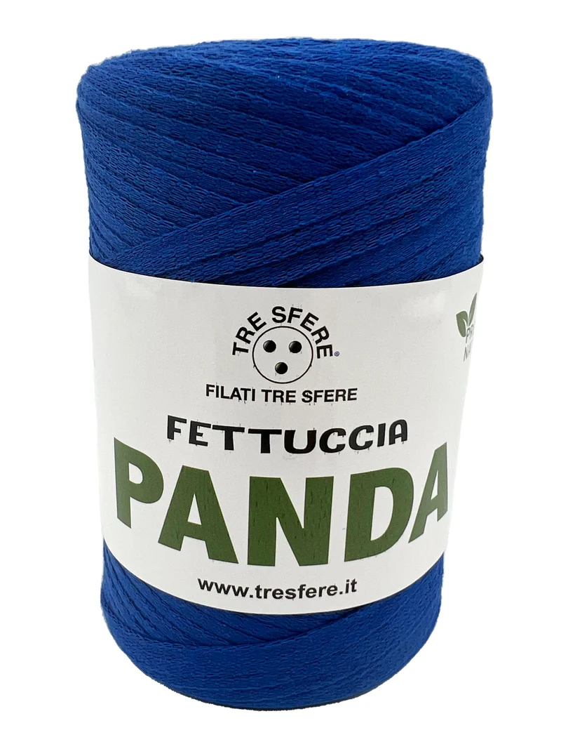 Fettuccia panda | cf 2 rocche da 250 gr | 80% cotone riciclato
