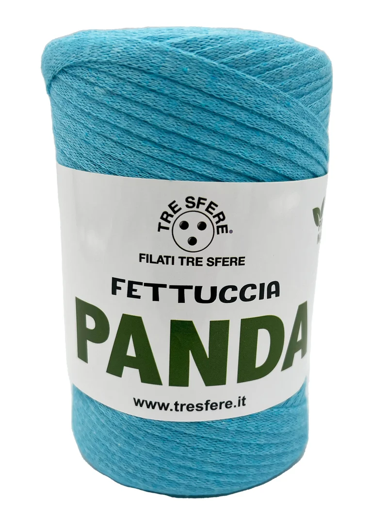 Fettuccia panda | cf 2 rocche da 250 gr | 80% cotone riciclato