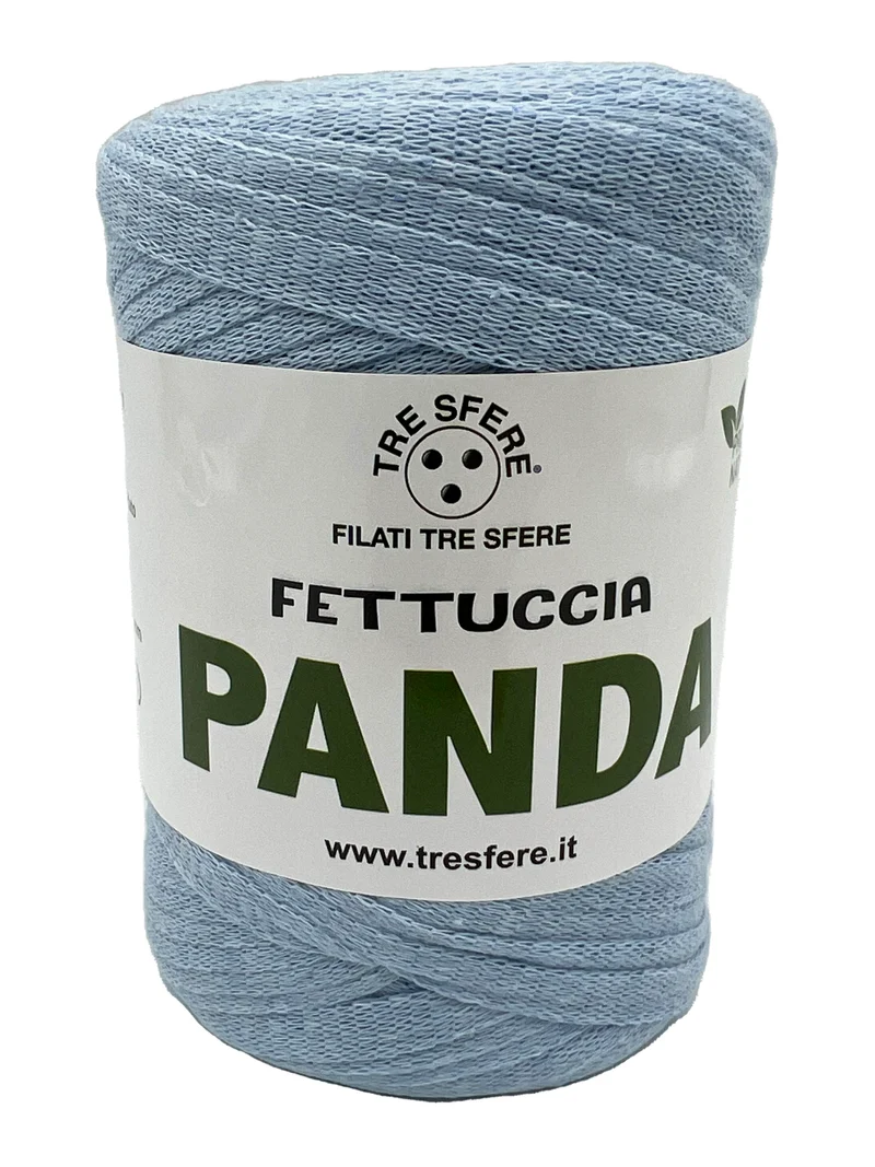 Fettuccia panda | cf 2 rocche da 250 gr | 80% cotone riciclato