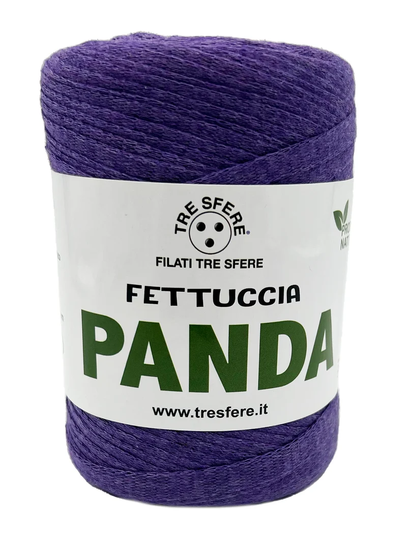 Fettuccia panda | cf 2 rocche da 250 gr | 80% cotone riciclato