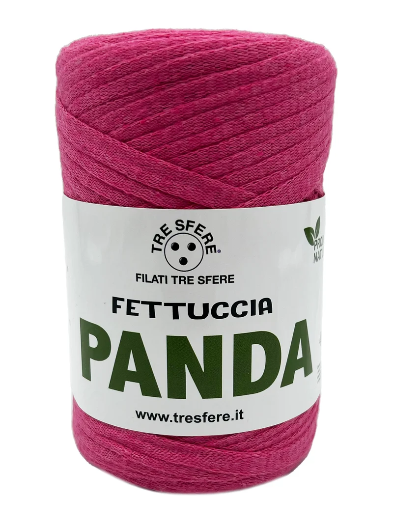 Fettuccia panda | cf 2 rocche da 250 gr | 80% cotone riciclato