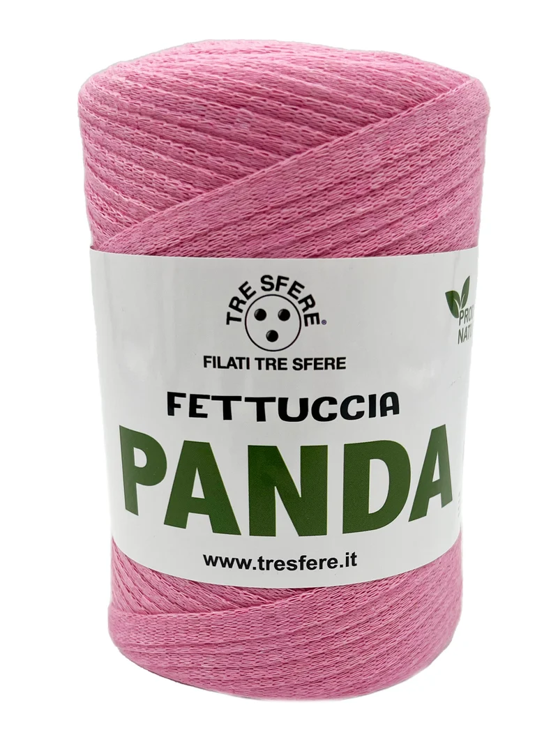 Fettuccia panda | cf 2 rocche da 250 gr | 80% cotone riciclato