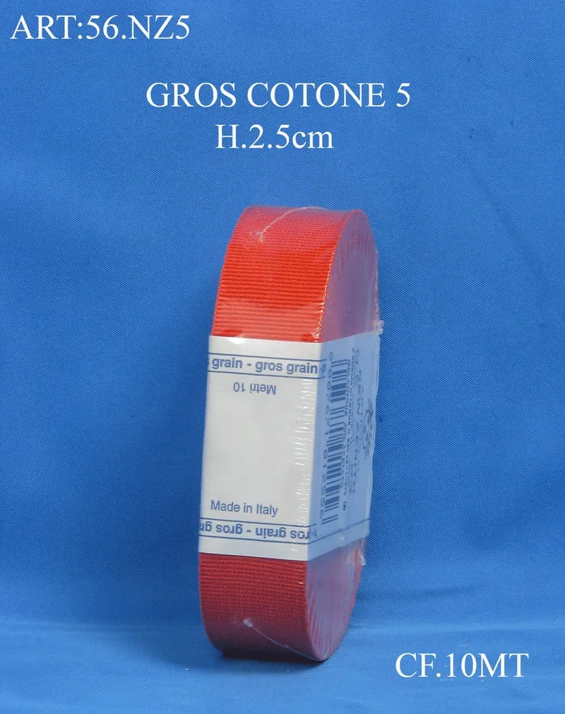 Gros cotone 5 cf.10mt.