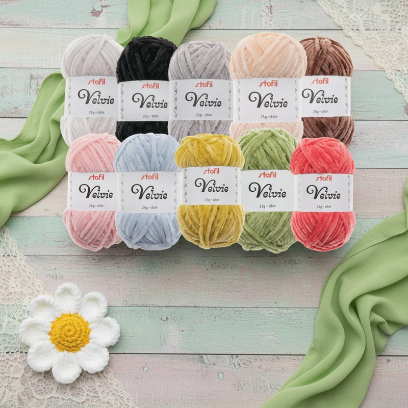 Kit ciniglia amigurumi filato Velvie libretto manuale con istruzioni
