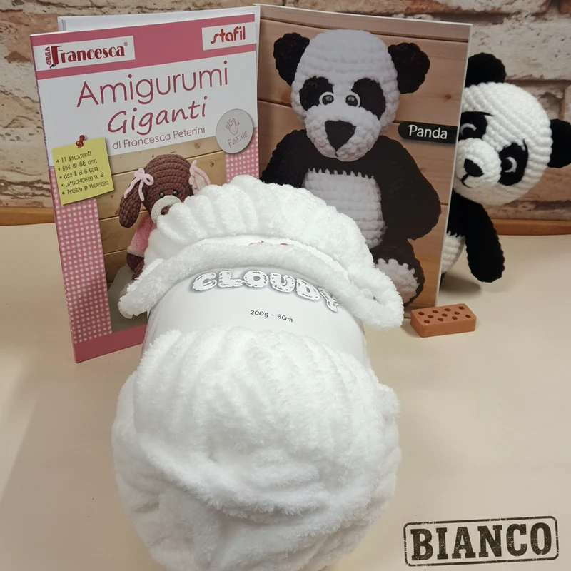 Filato amigurumi maxi giganti uncinetto Cloudy Stafil libretto peluche