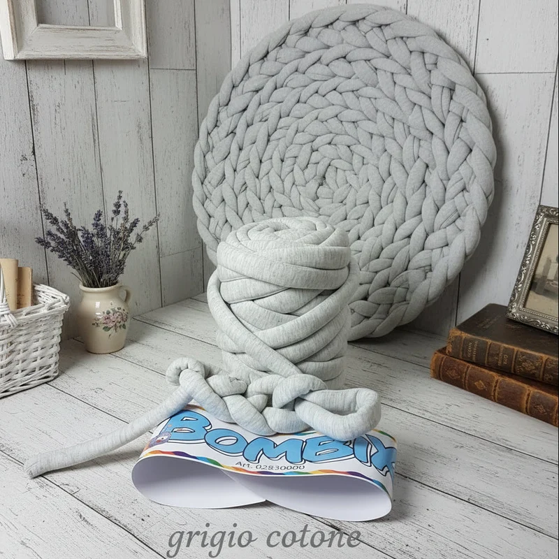 Filato gigante imbottito marshmallow borse chunky - cotone ecopelle
