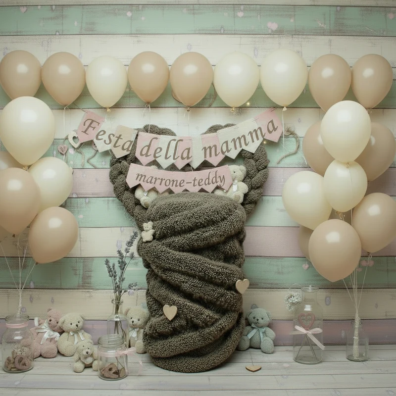 Filato gigante imbottito marshmallow borse chunky - cotone ecopelle