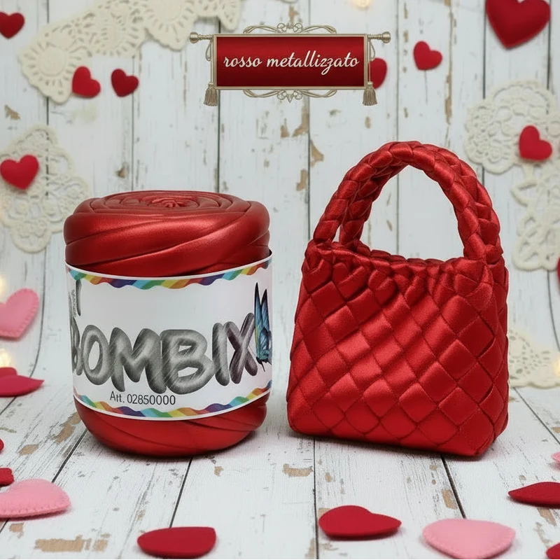 Filato gigante imbottito marshmallow borse chunky - cotone ecopelle